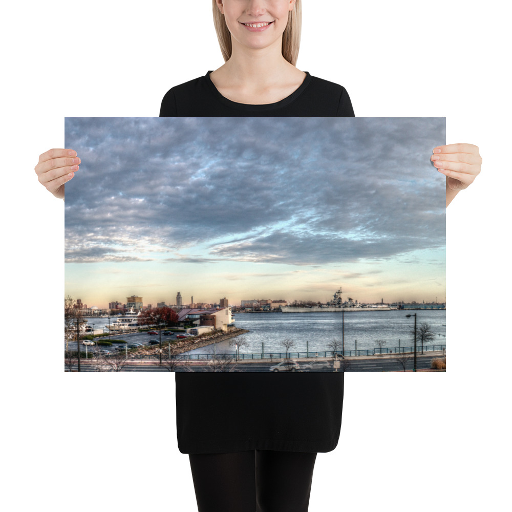 Photo paper poster